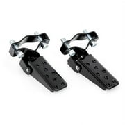 Pinypikaka 1 Pair Retro Motorcycle Foldable Foot Pegs Shock-absorbing Pedals Modified Parts Compatible forHonda